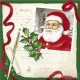 Салфетка для декупажа "Дорогой Санта!" бумажная, LU241220, 33х33 см